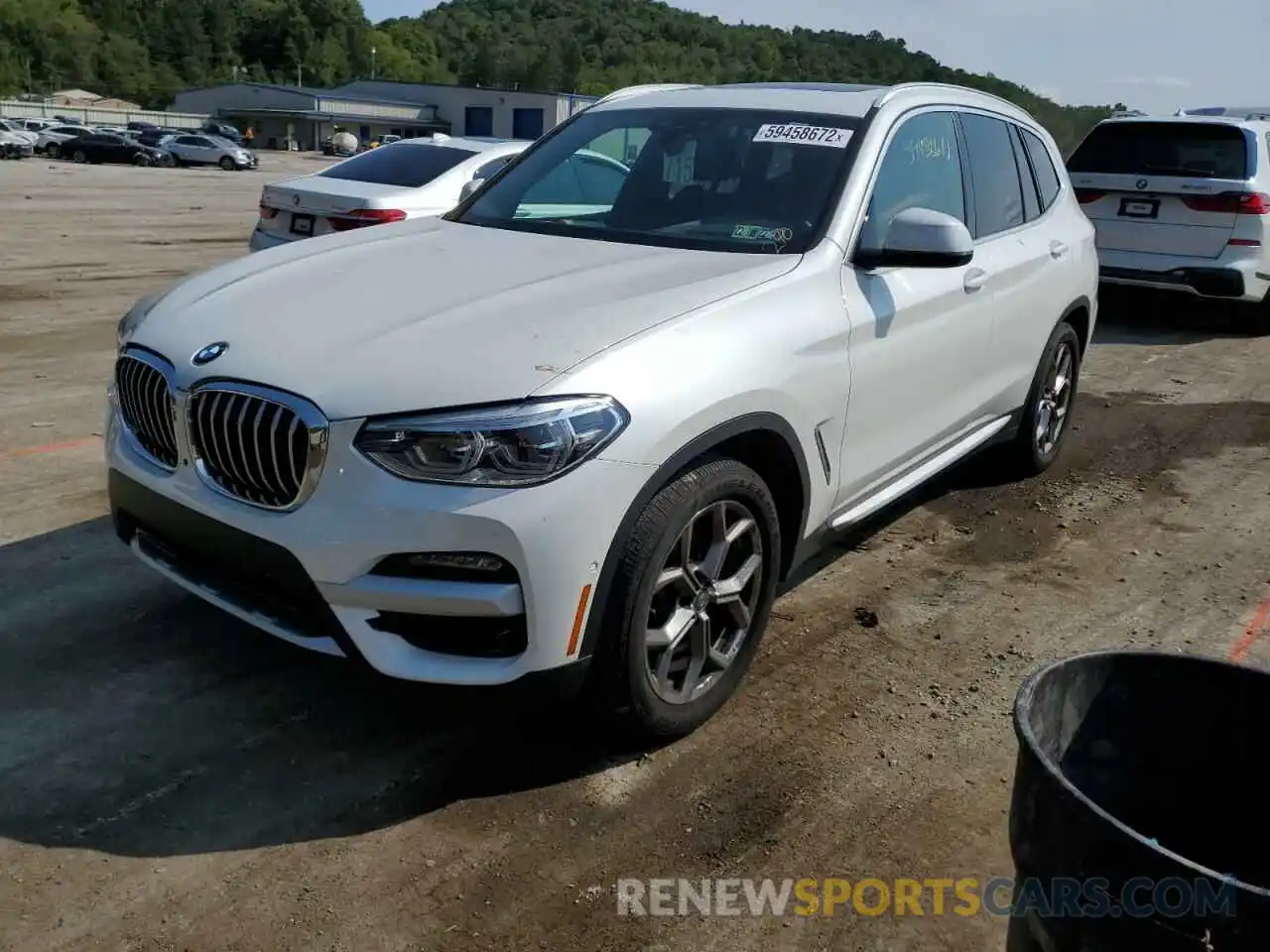 2 Photograph of a damaged car 5UXTY5C0XM9F02130 BMW X3 2021