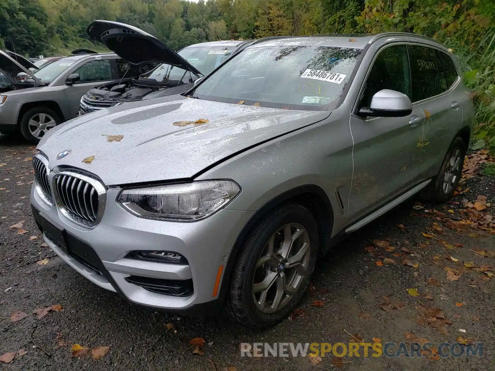 2 Photograph of a damaged car 5UXTY5C0XM9G62721 BMW X3 2021