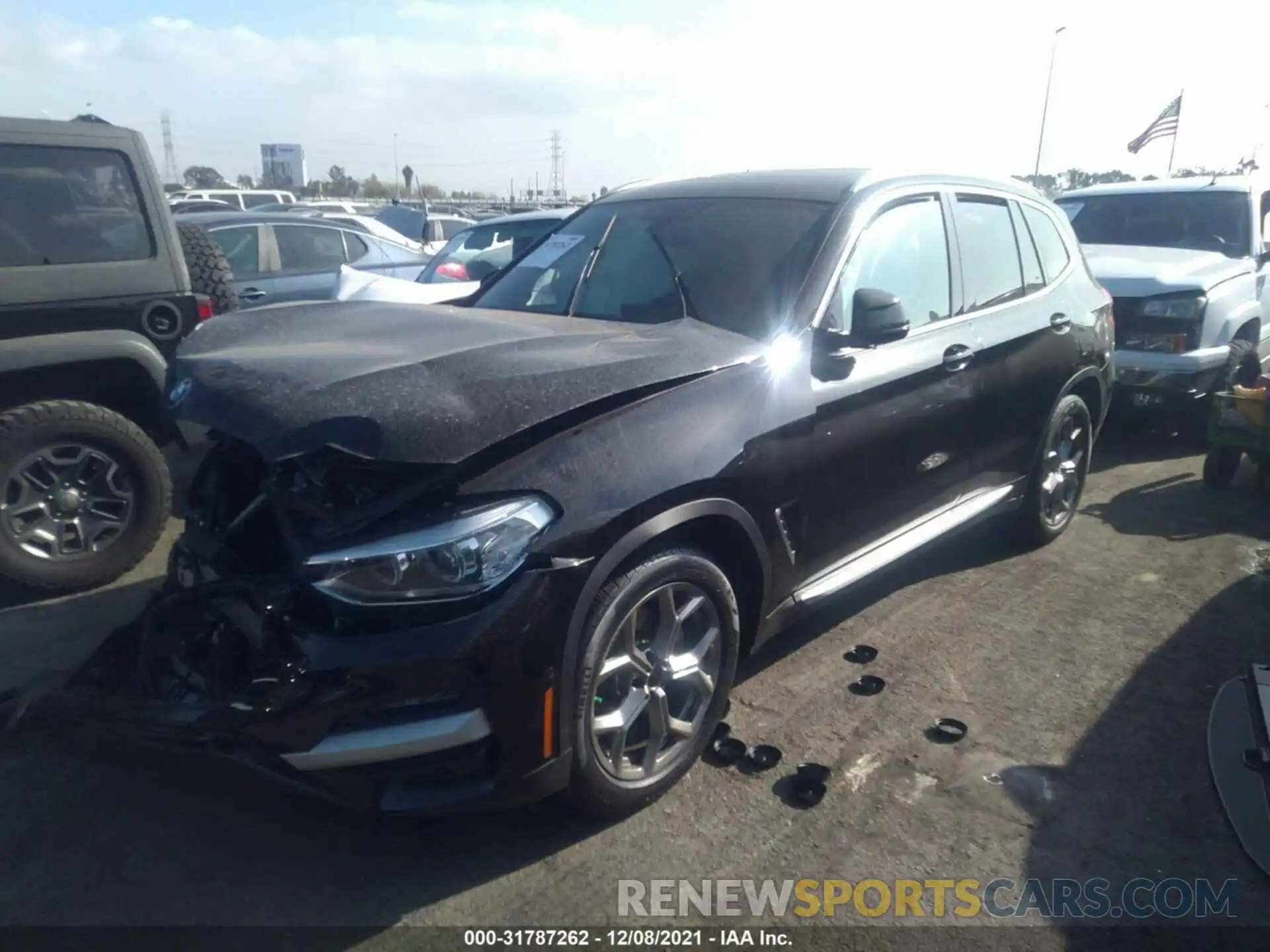 2 Photograph of a damaged car 5UXTY5C0XM9G83889 BMW X3 2021