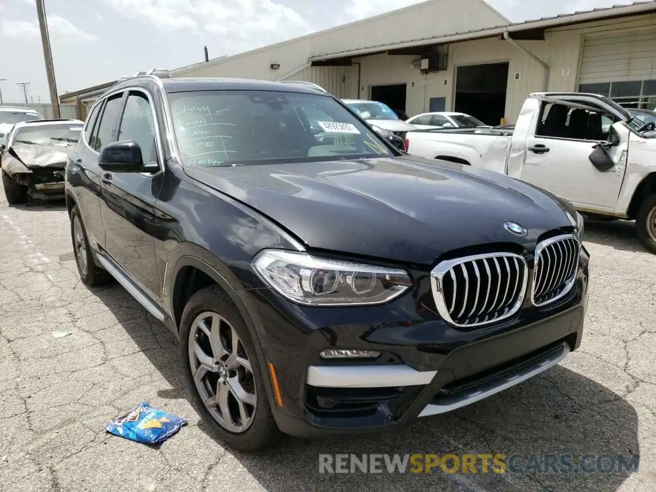 1 Photograph of a damaged car 5UXTY5C0XM9H06233 BMW X3 2021