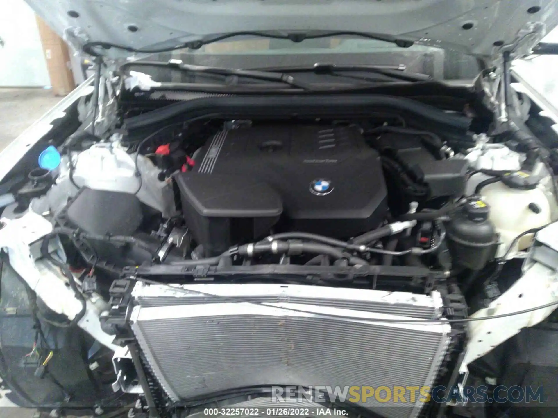 10 Фотография поврежденного автомобиля 5UXTY5C0XM9H84494 BMW X3 2021