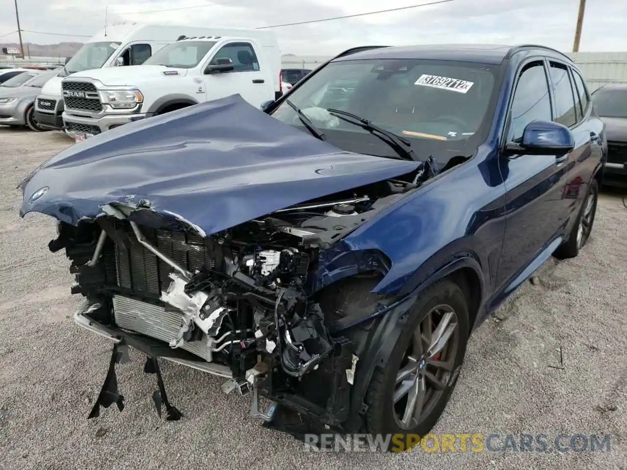 2 Photograph of a damaged car 5UXTY9C00M9E86849 BMW X3 2021