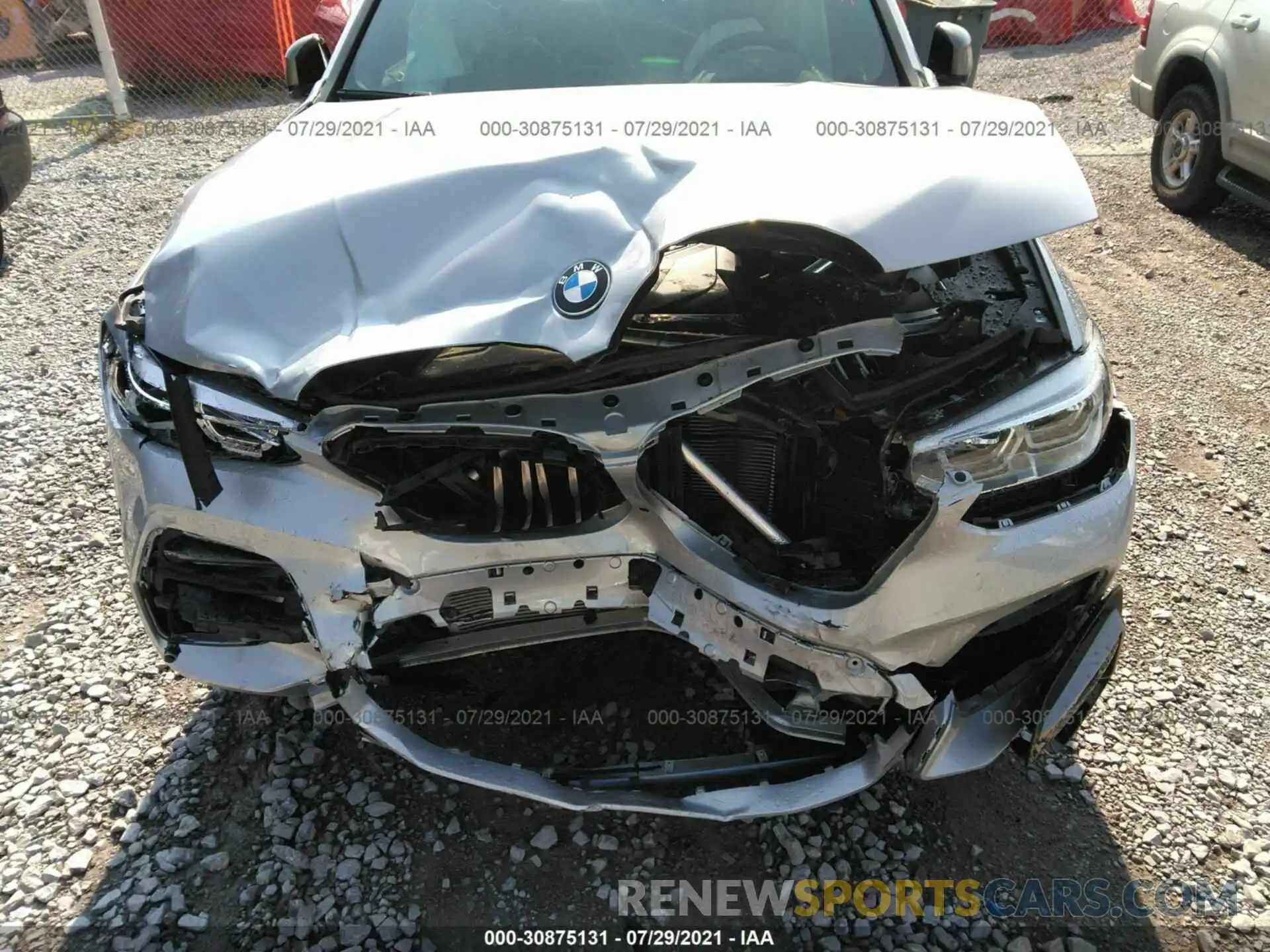 6 Photograph of a damaged car 5UXTY9C01M9E61104 BMW X3 2021