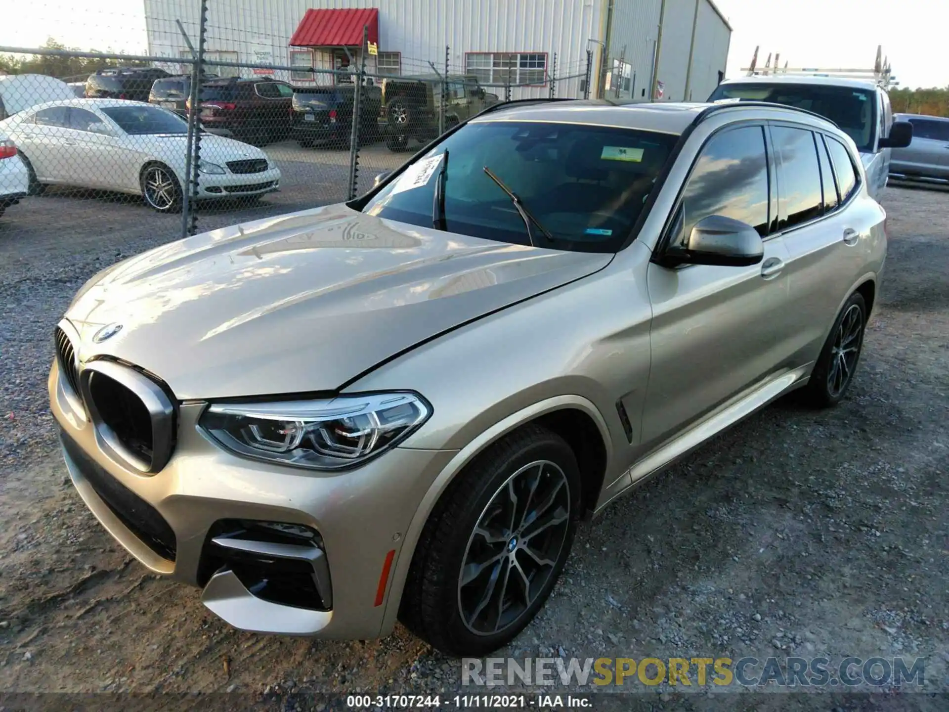 2 Фотография поврежденного автомобиля 5UXTY9C01M9F07854 BMW X3 2021