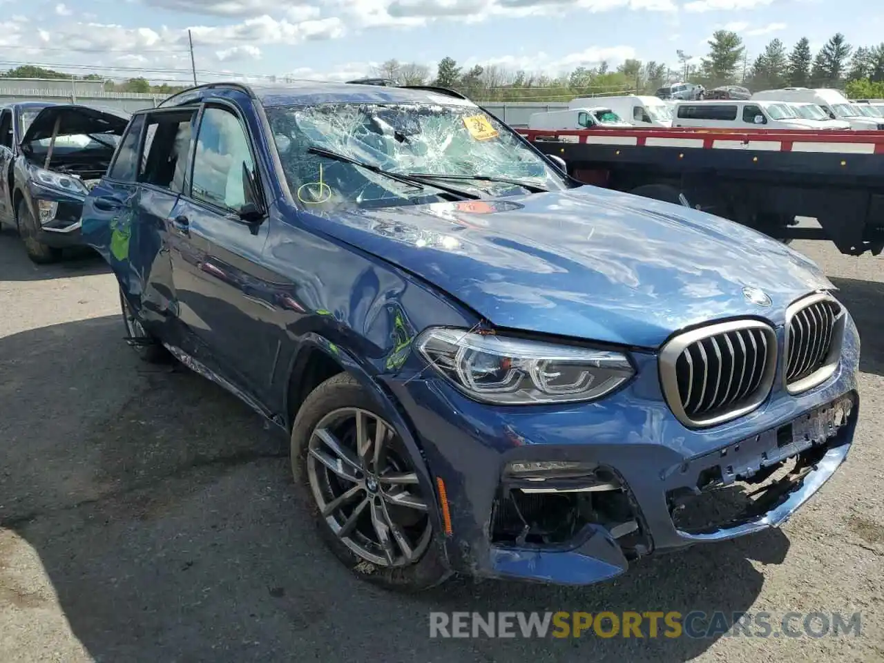 1 Photograph of a damaged car 5UXTY9C01M9G83920 BMW X3 2021