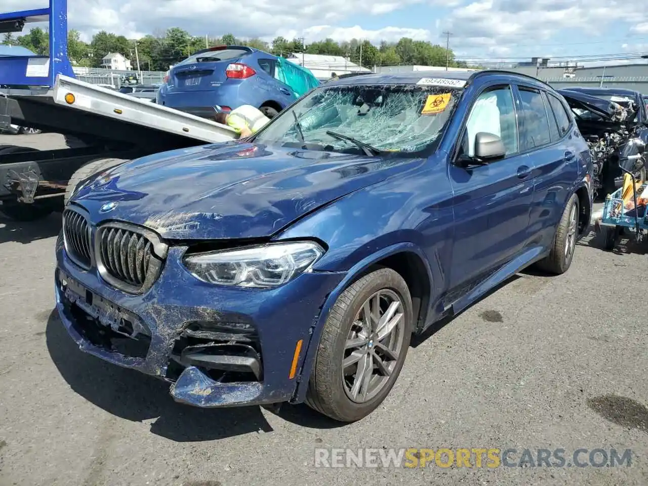 2 Photograph of a damaged car 5UXTY9C01M9G83920 BMW X3 2021