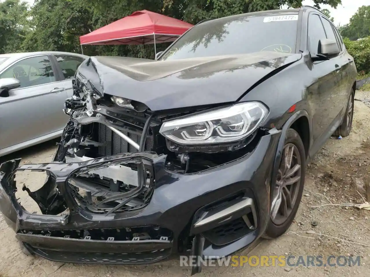 2 Photograph of a damaged car 5UXTY9C01M9H69681 BMW X3 2021