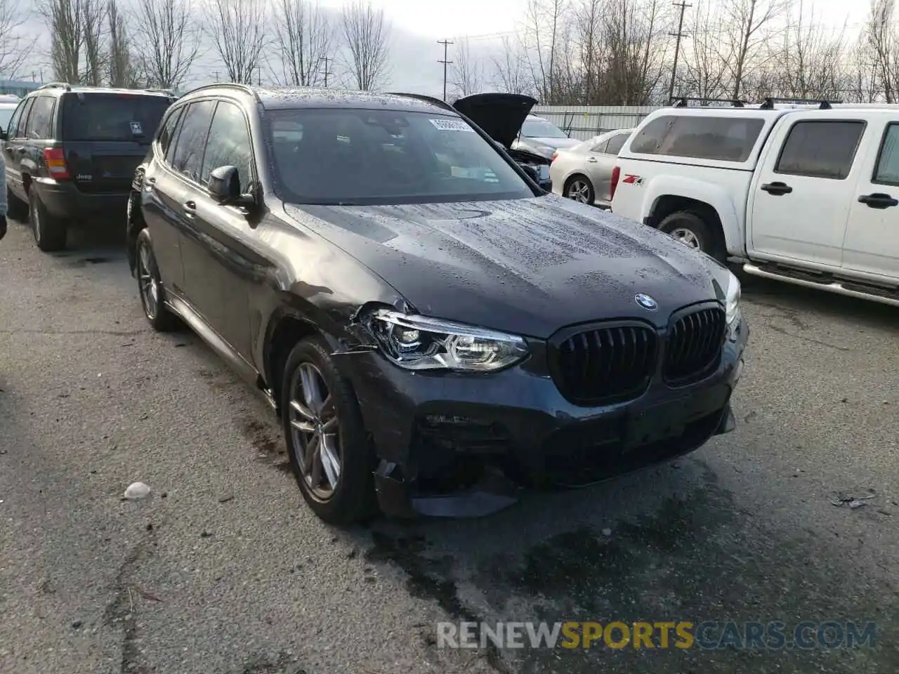 1 Photograph of a damaged car 5UXTY9C03M9E78163 BMW X3 2021