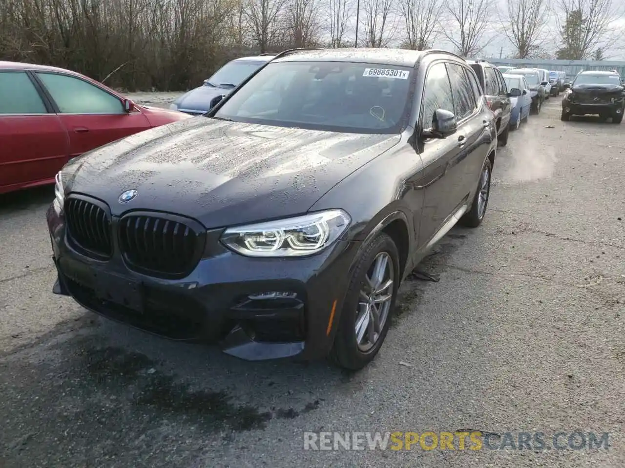 2 Photograph of a damaged car 5UXTY9C03M9E78163 BMW X3 2021