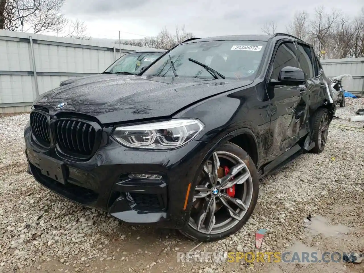 2 Фотография поврежденного автомобиля 5UXTY9C03M9F33307 BMW X3 2021