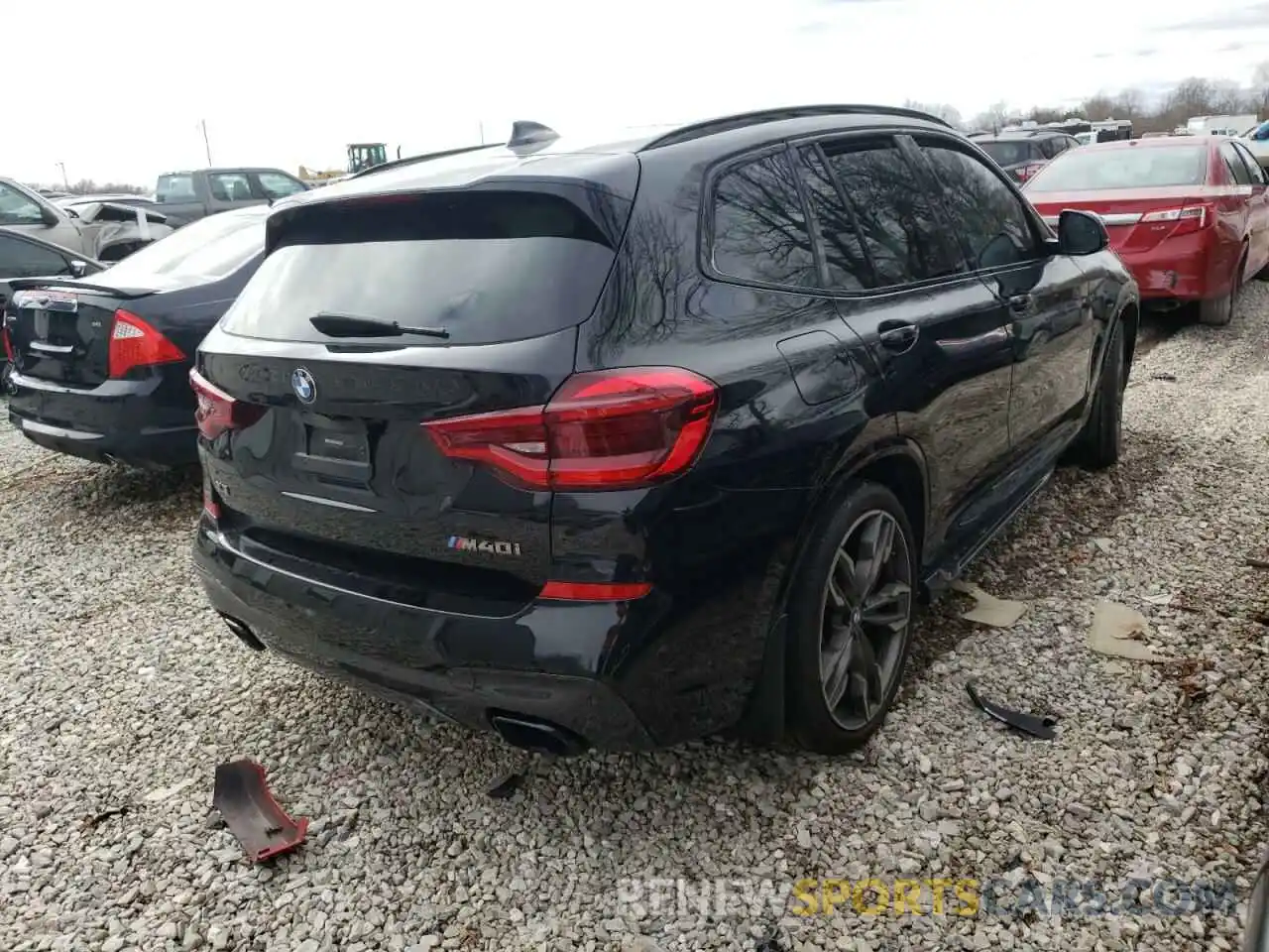 4 Фотография поврежденного автомобиля 5UXTY9C03M9F33307 BMW X3 2021