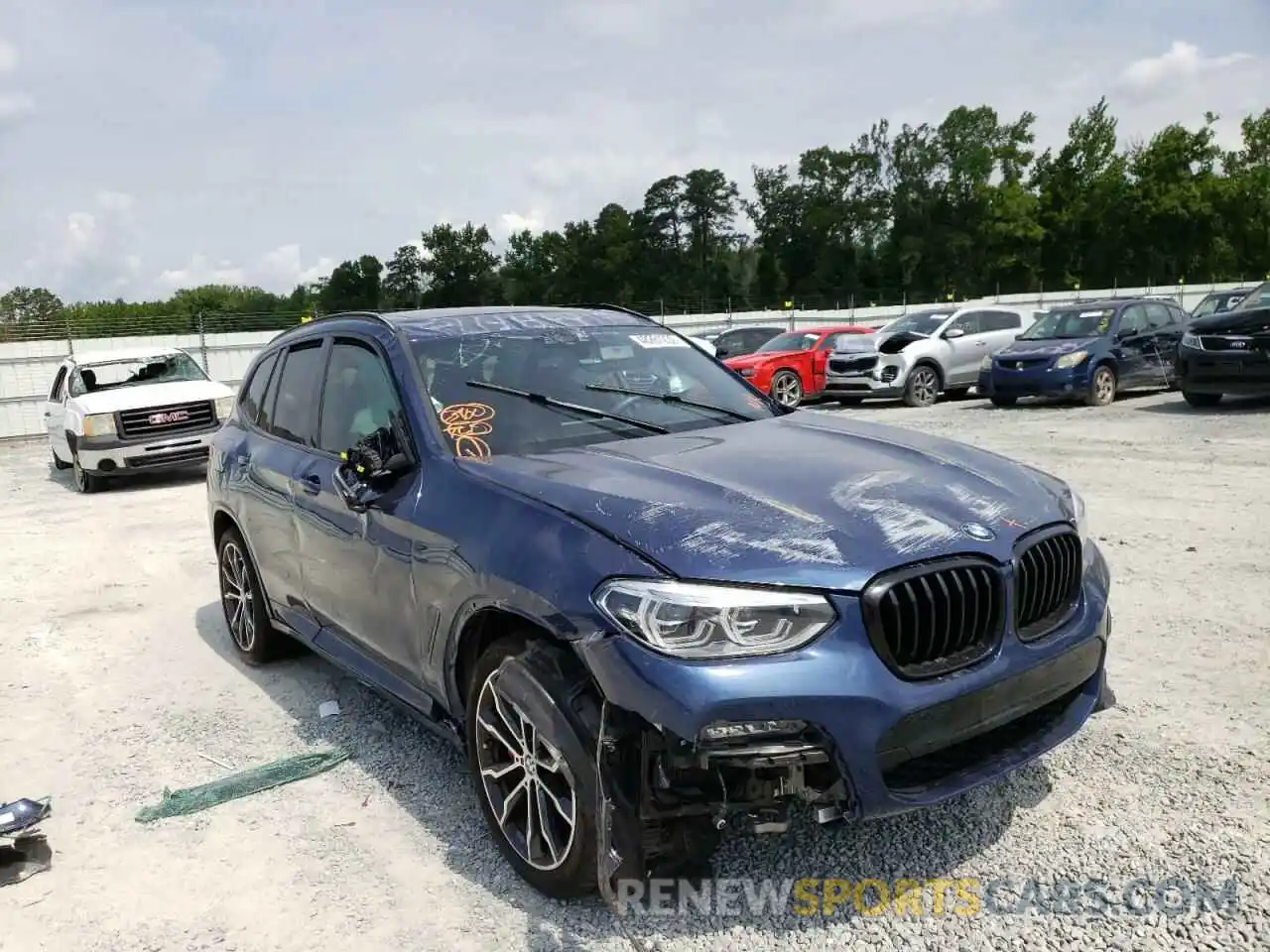 10 Фотография поврежденного автомобиля 5UXTY9C03M9G67623 BMW X3 2021