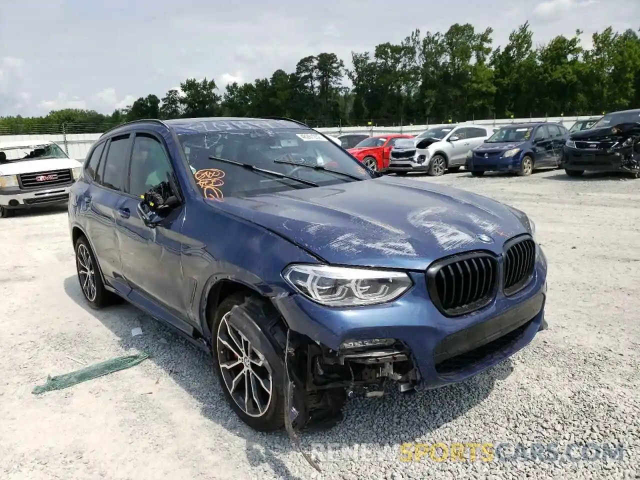 9 Photograph of a damaged car 5UXTY9C03M9G67623 BMW X3 2021