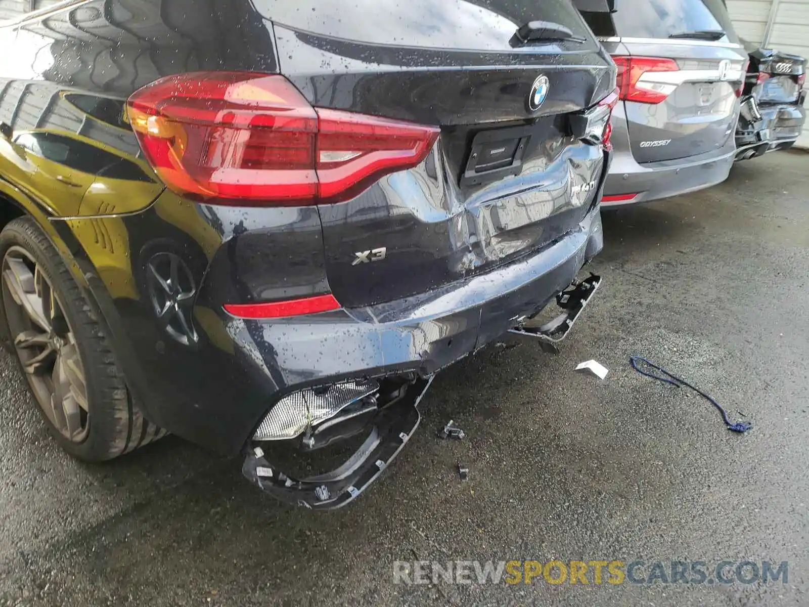 9 Photograph of a damaged car 5UXTY9C05M9E20653 BMW X3 2021