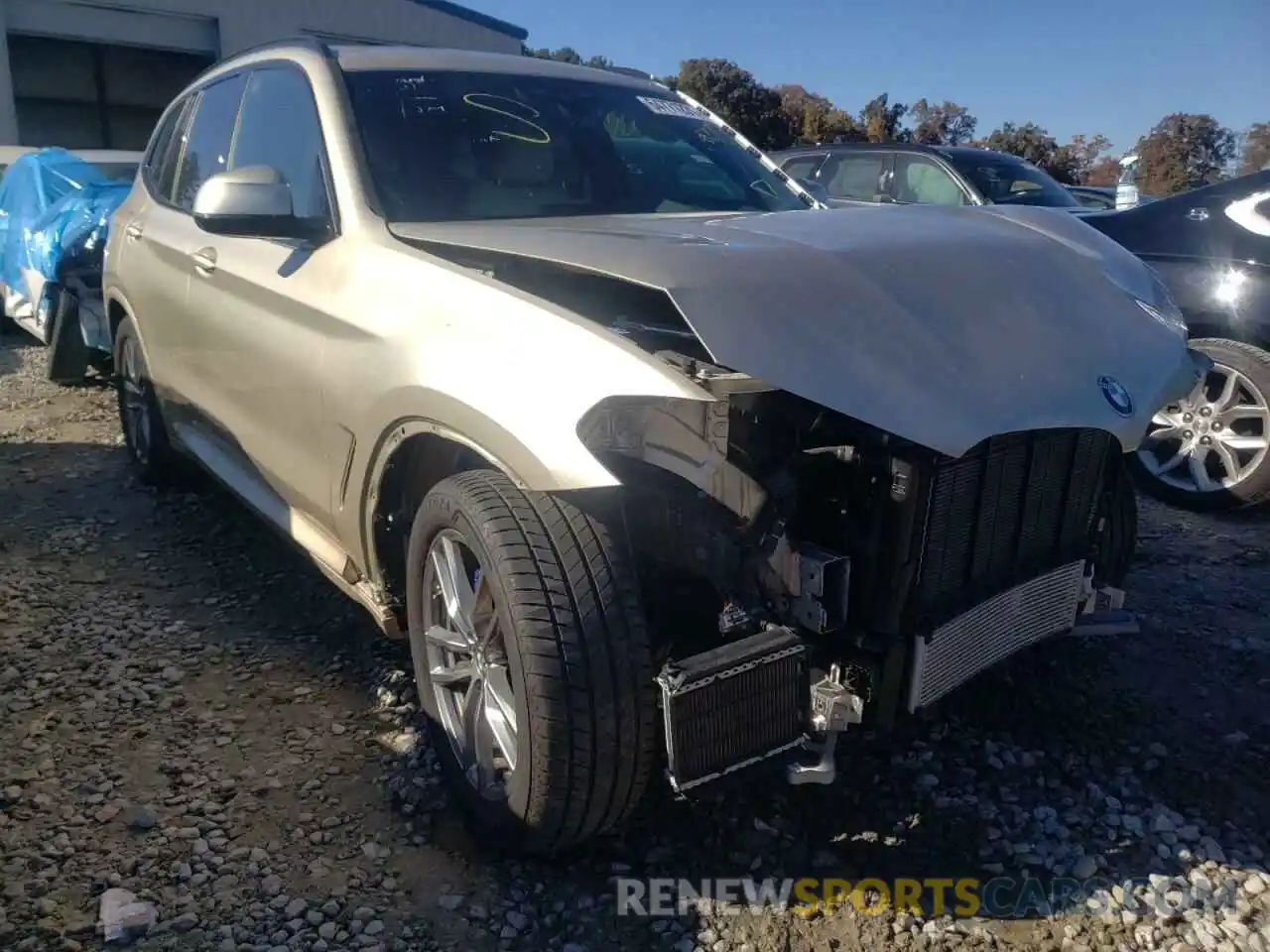 1 Photograph of a damaged car 5UXTY9C06M9G49522 BMW X3 2021