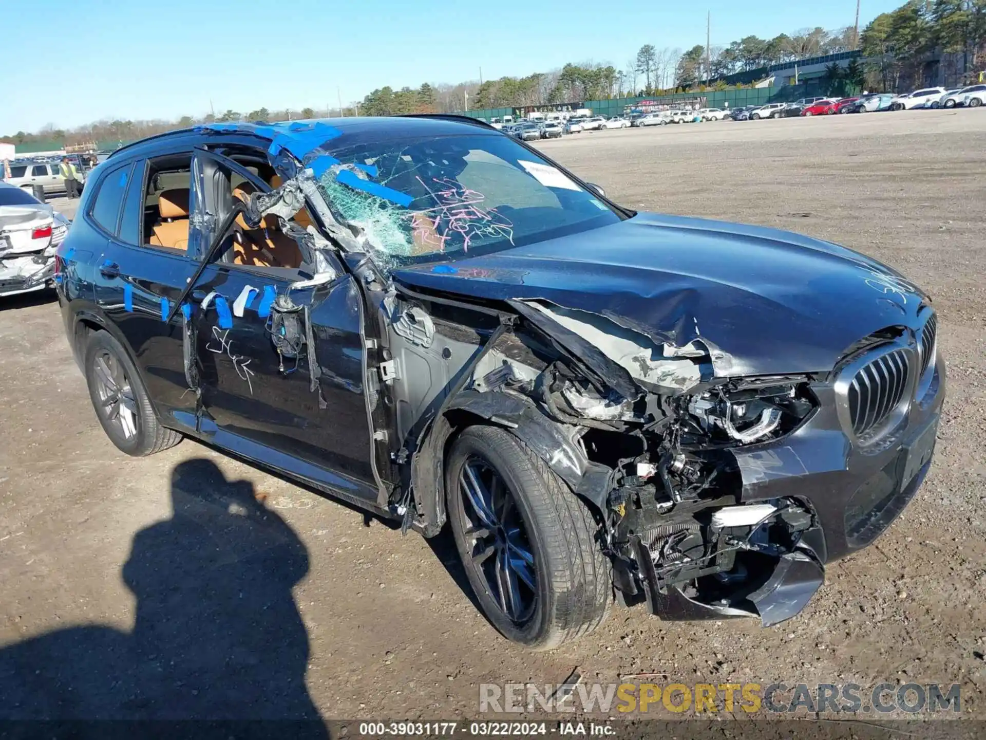 1 Photograph of a damaged car 5UXTY9C07M9E76951 BMW X3 2021