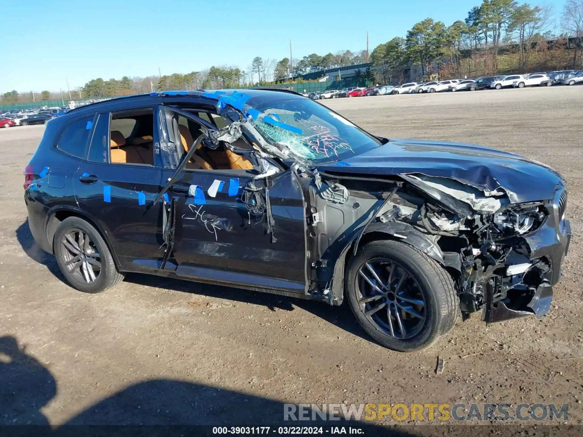 13 Photograph of a damaged car 5UXTY9C07M9E76951 BMW X3 2021