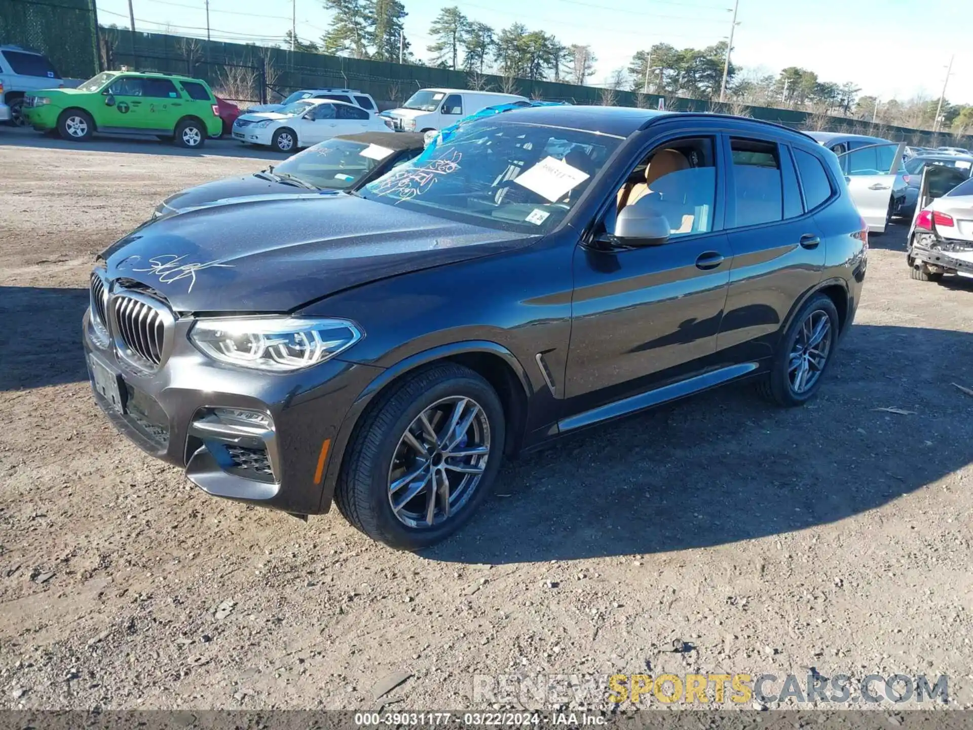 2 Photograph of a damaged car 5UXTY9C07M9E76951 BMW X3 2021