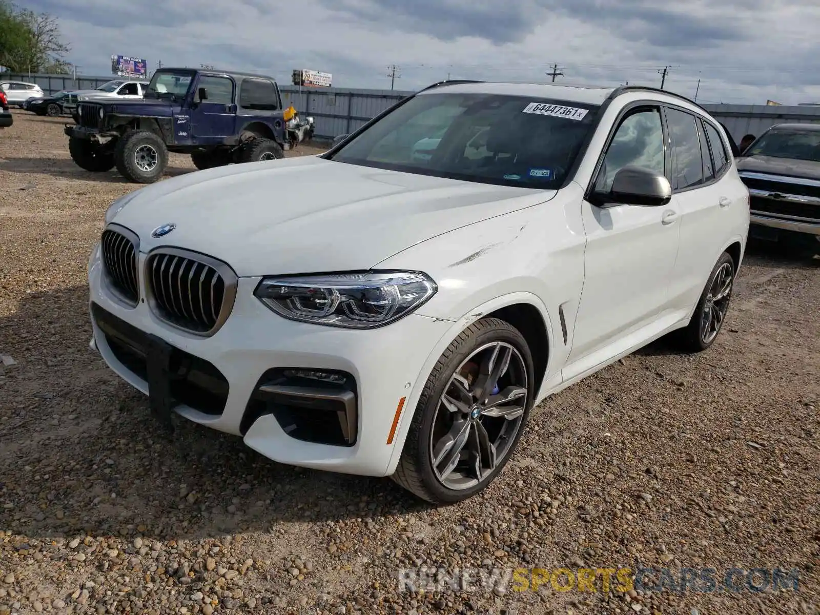 2 Фотография поврежденного автомобиля 5UXTY9C07M9F20950 BMW X3 2021