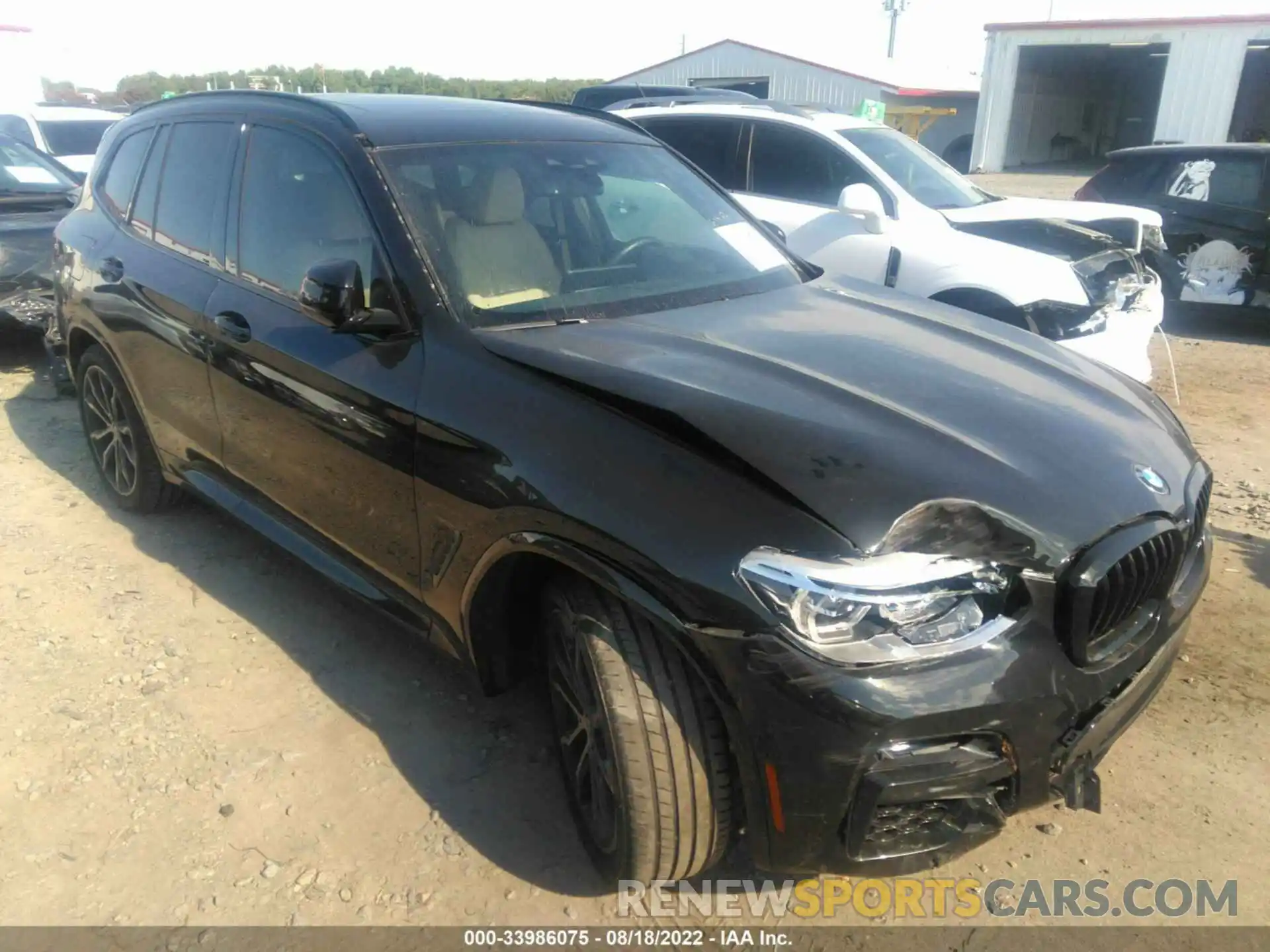 1 Photograph of a damaged car 5UXTY9C07M9F33763 BMW X3 2021