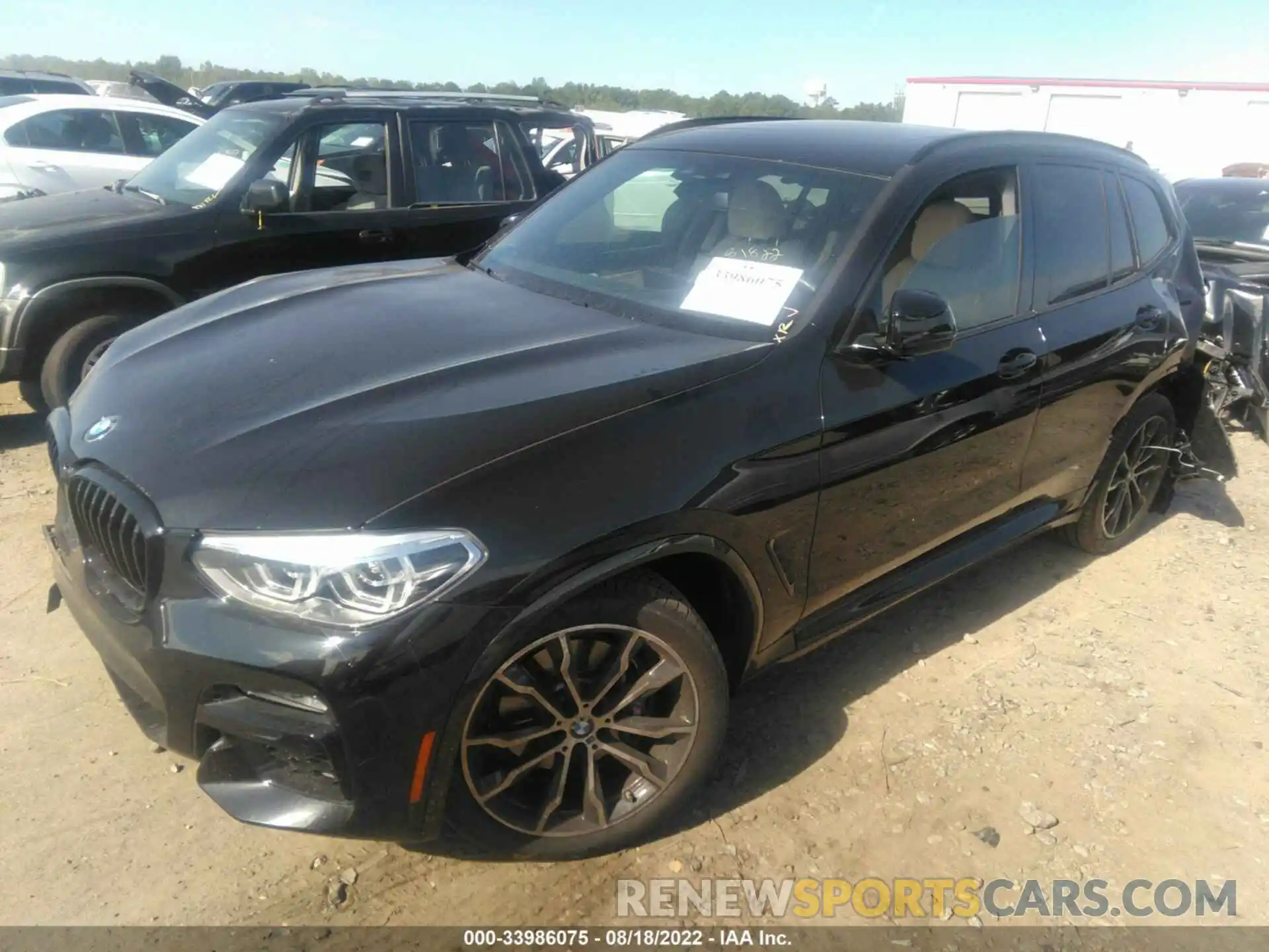 2 Photograph of a damaged car 5UXTY9C07M9F33763 BMW X3 2021