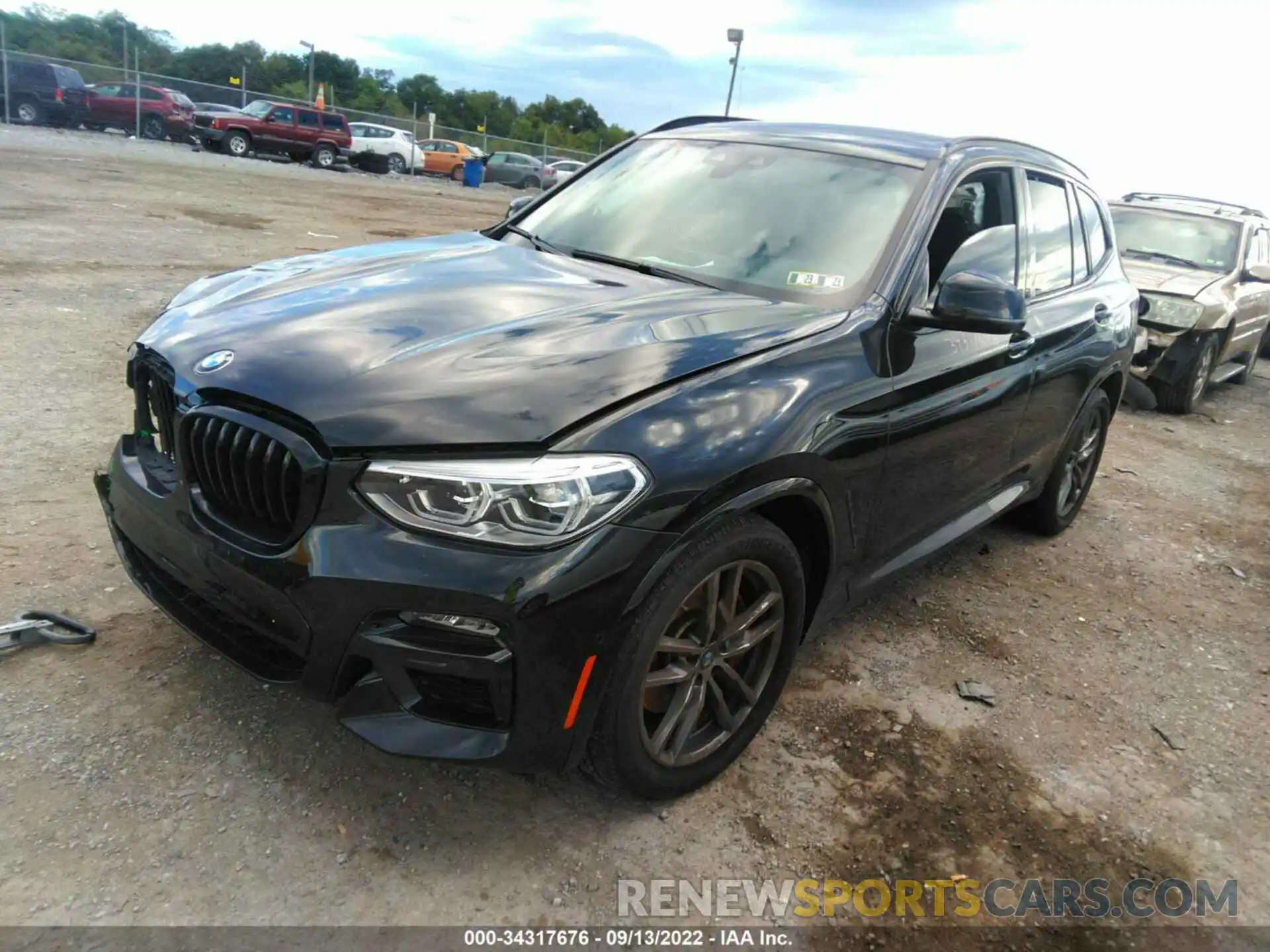 2 Фотография поврежденного автомобиля 5UXTY9C07M9F41877 BMW X3 2021