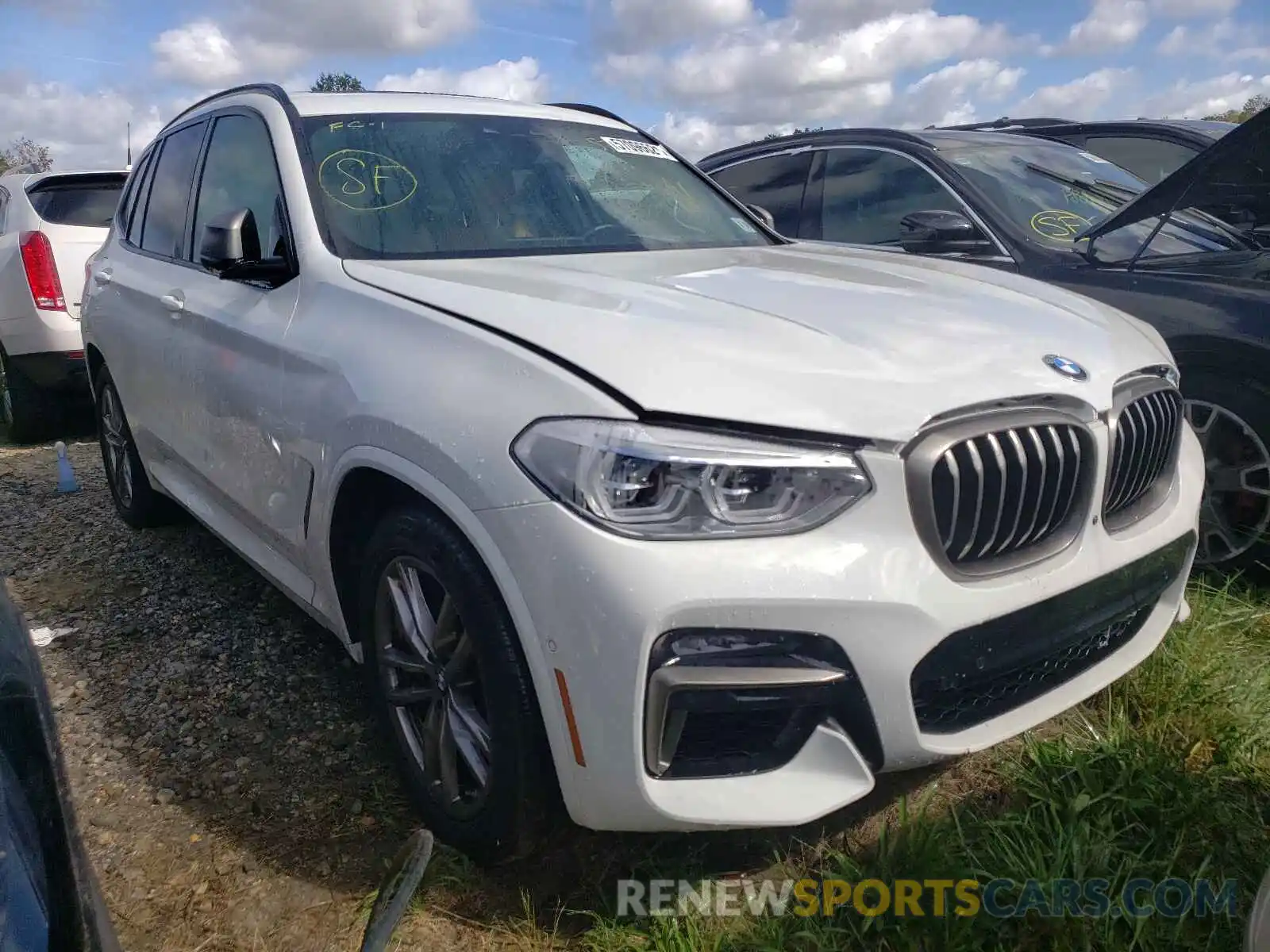 1 Photograph of a damaged car 5UXTY9C07M9F63006 BMW X3 2021