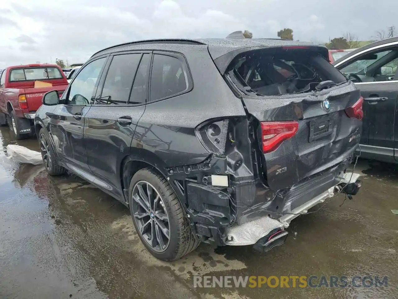 2 Фотография поврежденного автомобиля 5UXTY9C07M9H55624 BMW X3 2021