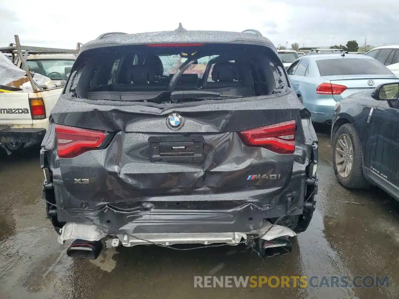 6 Фотография поврежденного автомобиля 5UXTY9C07M9H55624 BMW X3 2021