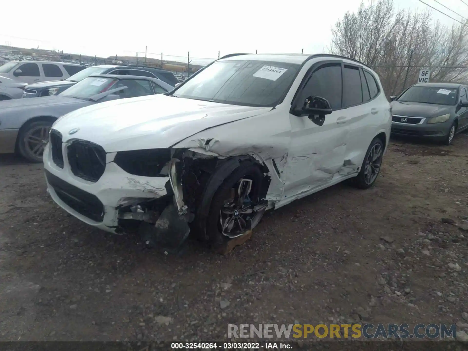 2 Photograph of a damaged car 5UXTY9C08M9E47944 BMW X3 2021