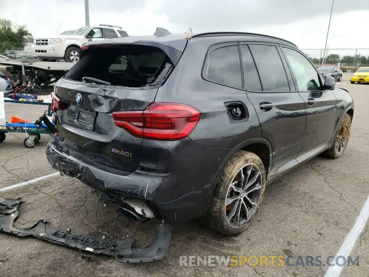 4 Фотография поврежденного автомобиля 5UXTY9C08M9G67603 BMW X3 2021