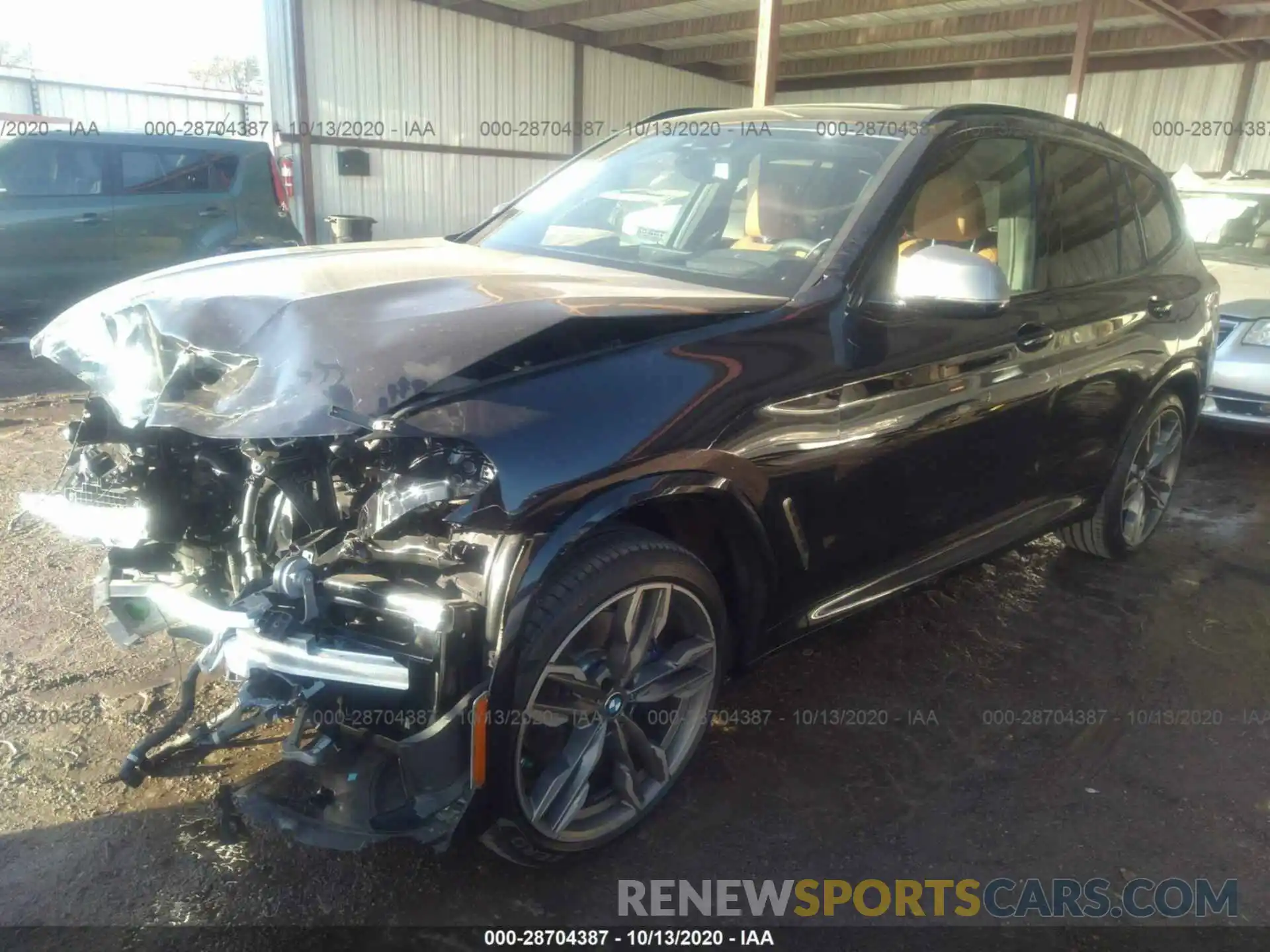 2 Photograph of a damaged car 5UXTY9C09M9D82196 BMW X3 2021