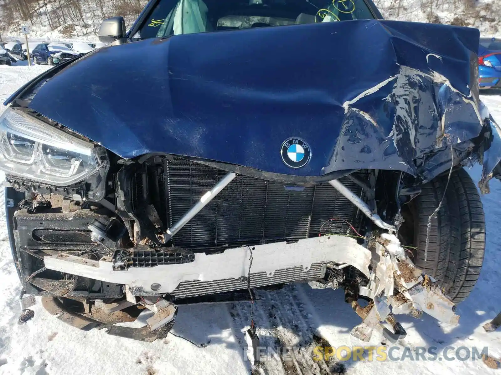 7 Photograph of a damaged car 5UXTY9C09M9F02238 BMW X3 2021