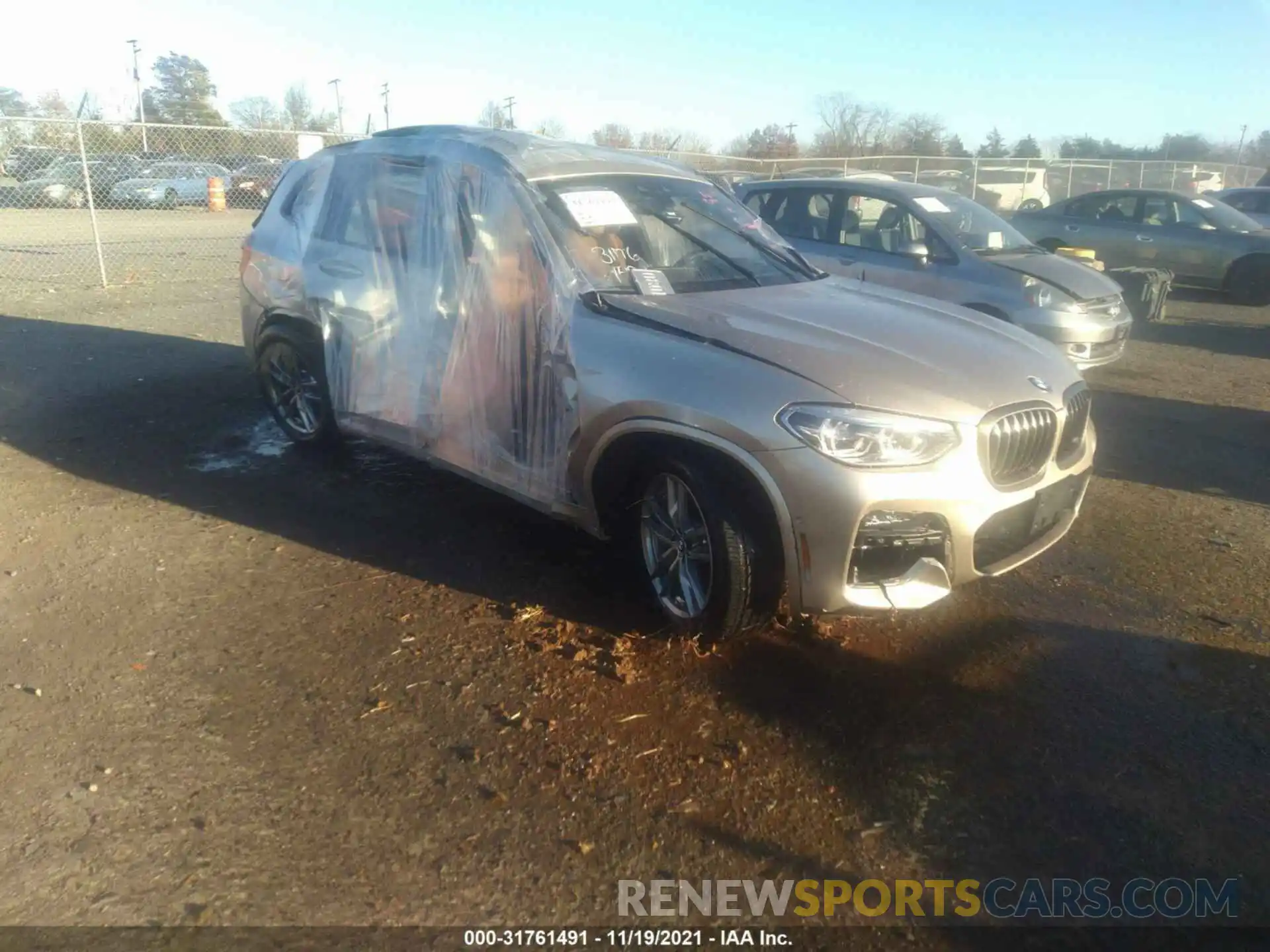 1 Photograph of a damaged car 5UXTY9C09M9H04559 BMW X3 2021