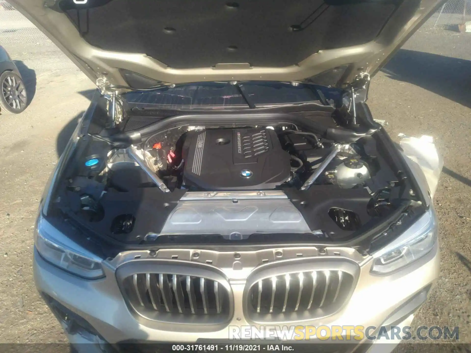 10 Фотография поврежденного автомобиля 5UXTY9C09M9H04559 BMW X3 2021