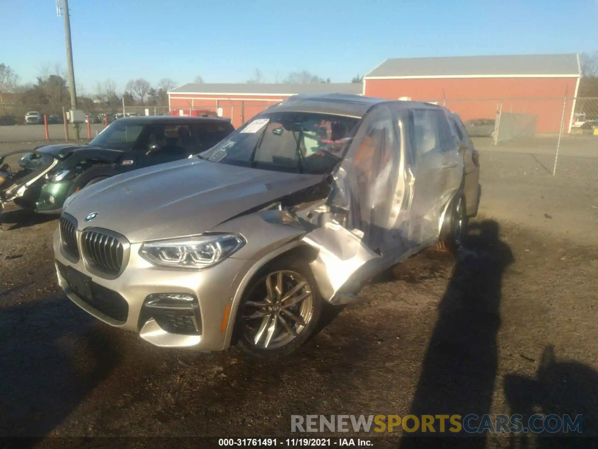 2 Photograph of a damaged car 5UXTY9C09M9H04559 BMW X3 2021