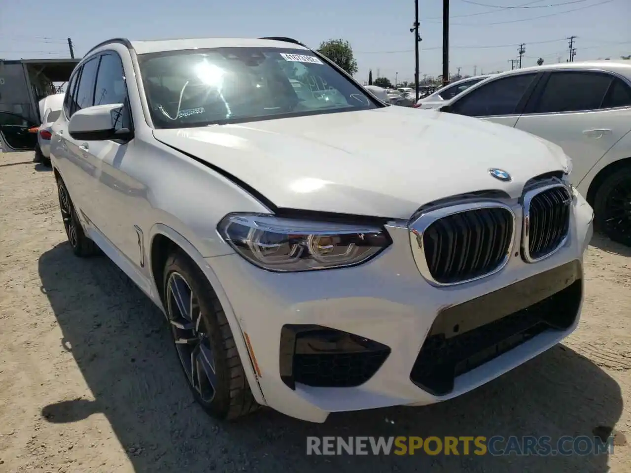 1 Photograph of a damaged car 5YMTS0C00M9F43413 BMW X3 2021