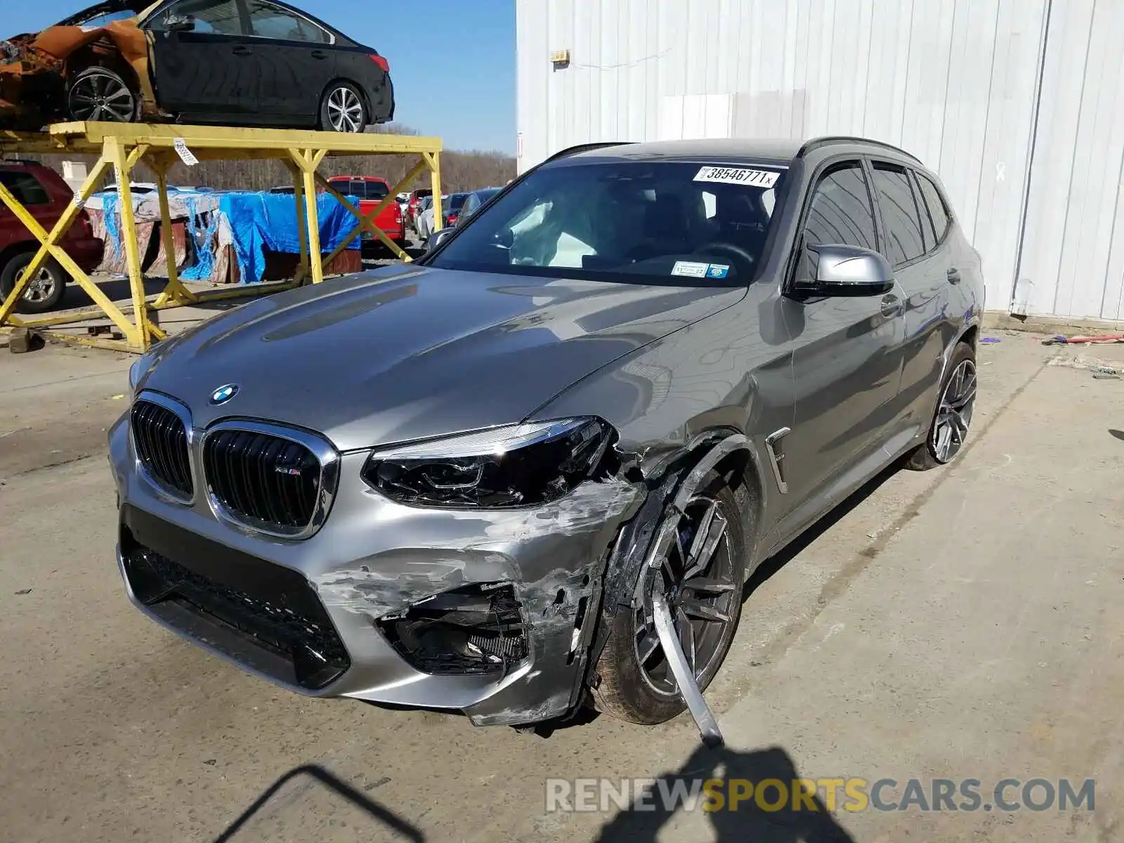 2 Фотография поврежденного автомобиля 5YMTS0C01M9D53183 BMW X3 2021