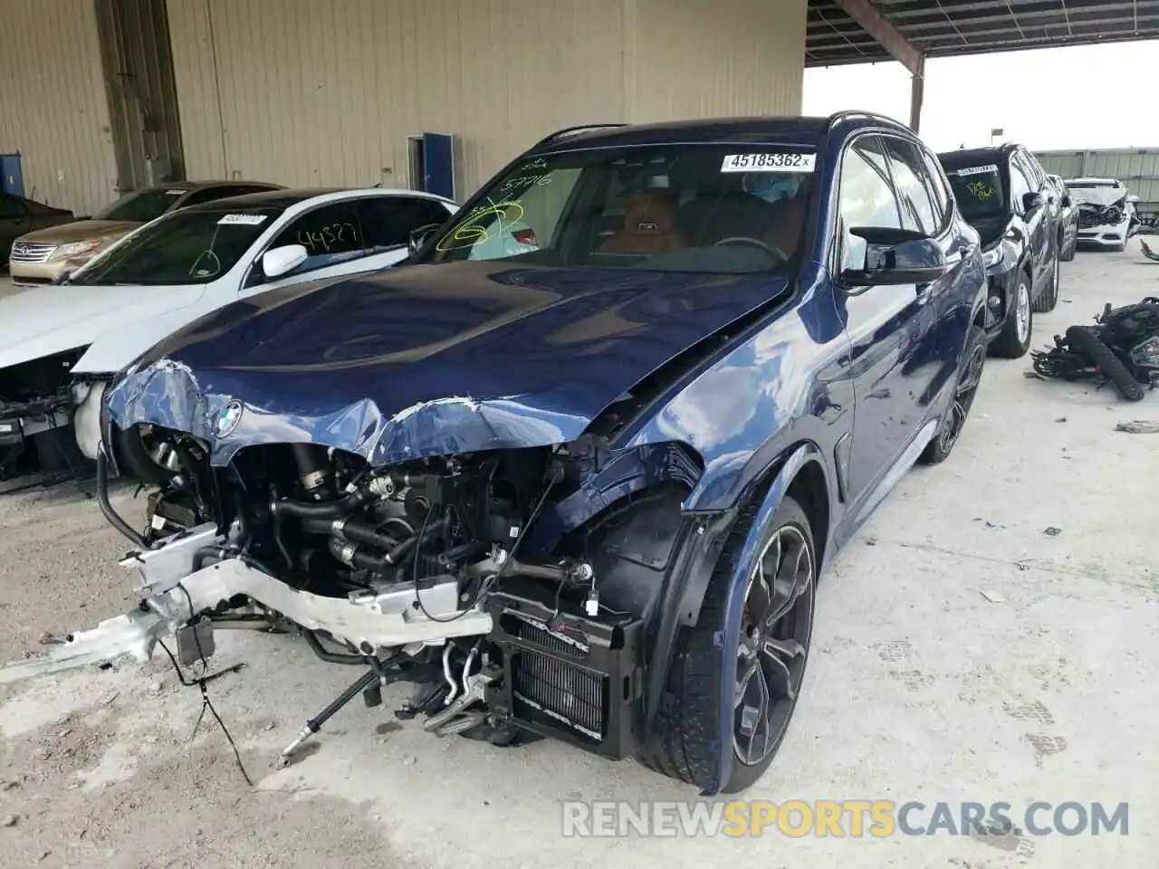 2 Photograph of a damaged car 5YMTS0C03M9H77707 BMW X3 2021