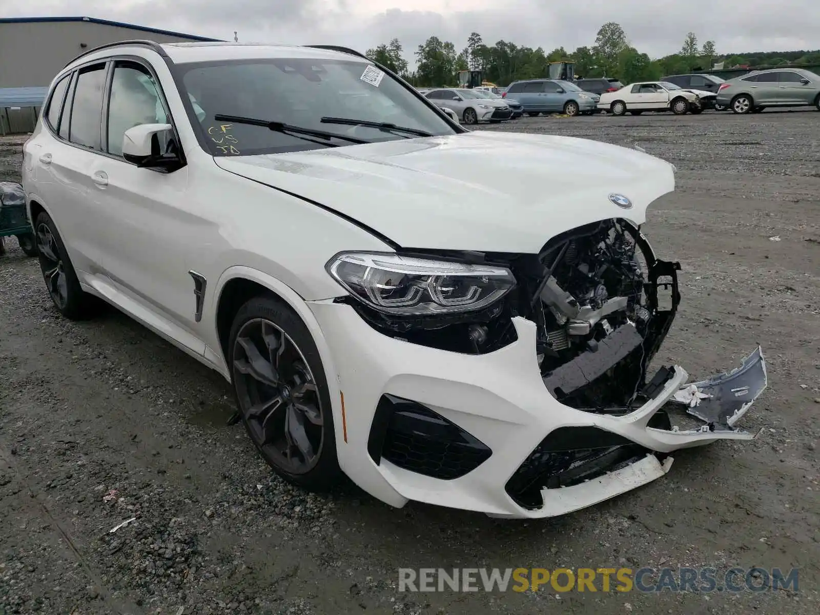 1 Photograph of a damaged car 5YMTS0C05M9F43052 BMW X3 2021