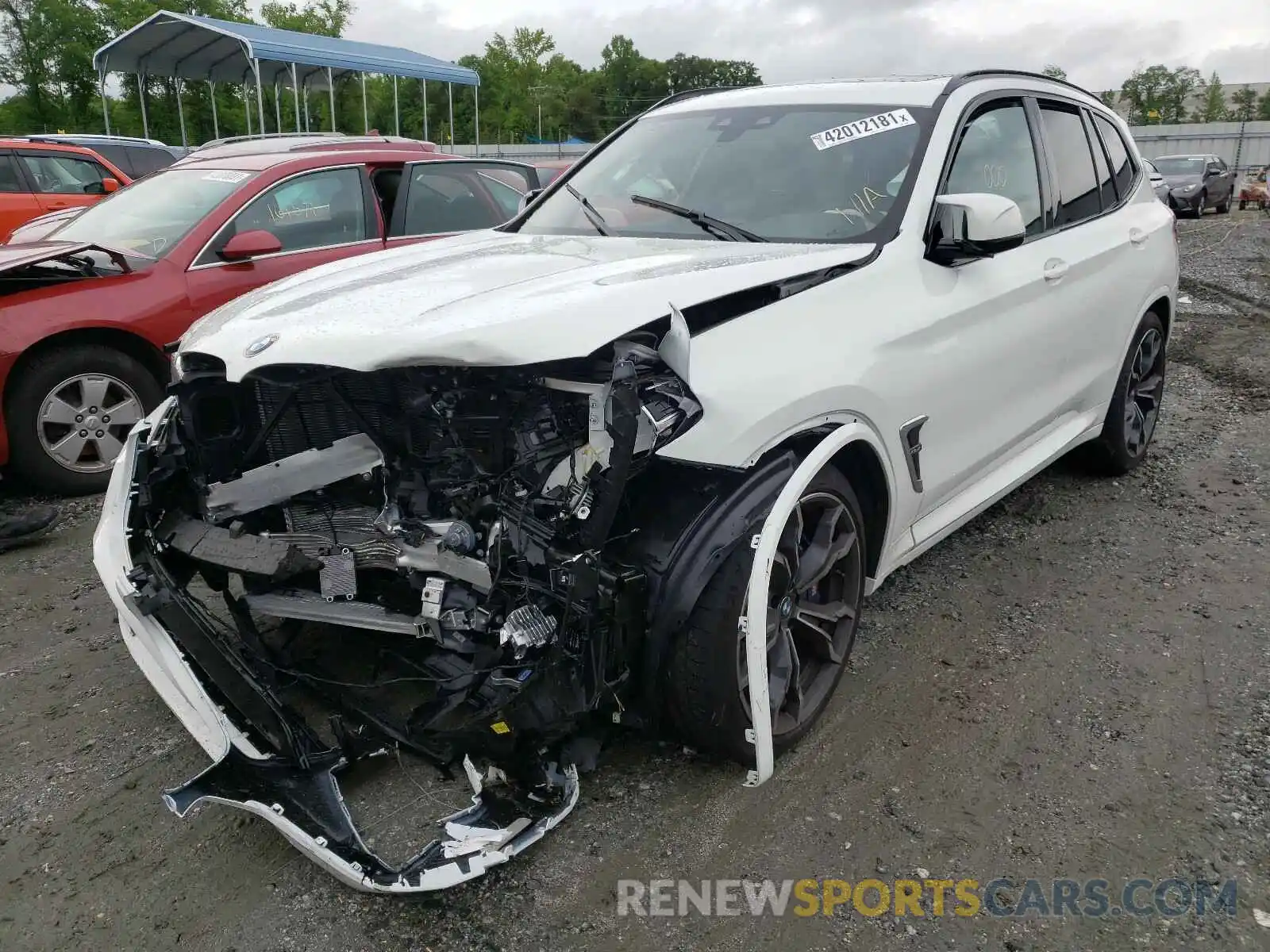 2 Photograph of a damaged car 5YMTS0C05M9F43052 BMW X3 2021