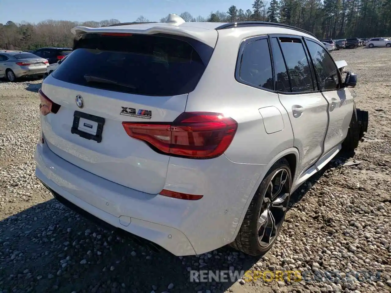 4 Фотография поврежденного автомобиля 5YMTS0C05M9G79696 BMW X3 2021