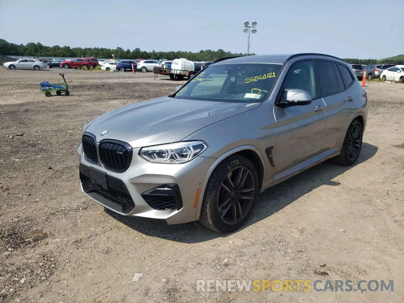 2 Photograph of a damaged car 5YMTS0C06M9F37003 BMW X3 2021