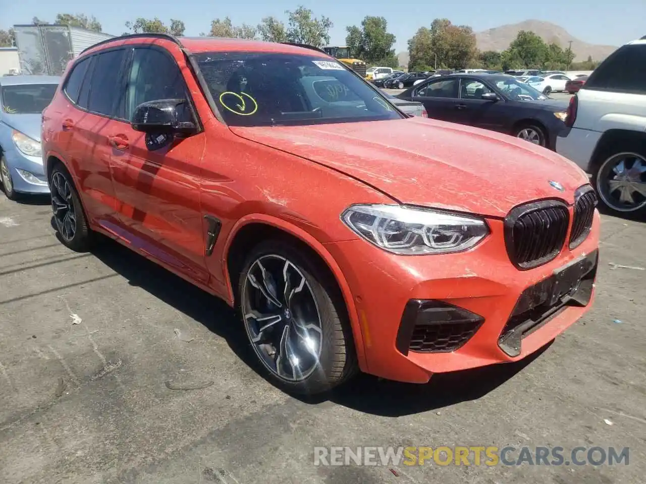 1 Photograph of a damaged car 5YMTS0C07M9H24783 BMW X3 2021