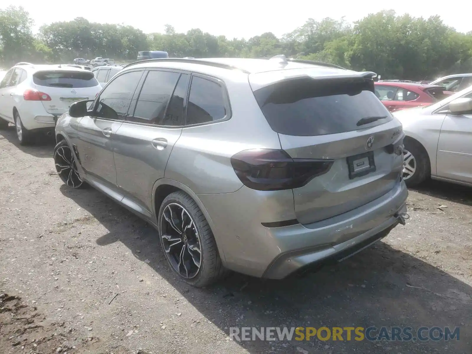 3 Фотография поврежденного автомобиля 5YMTS0C09M9F13164 BMW X3 2021