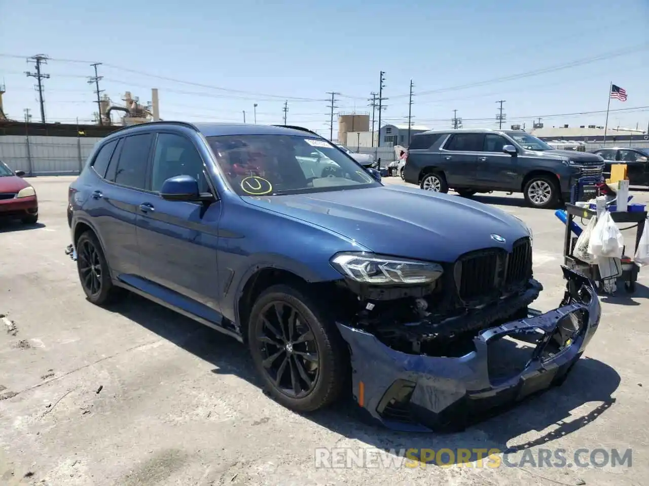 1 Фотография поврежденного автомобиля 5UX43DP00N9K36932 BMW X3 2022