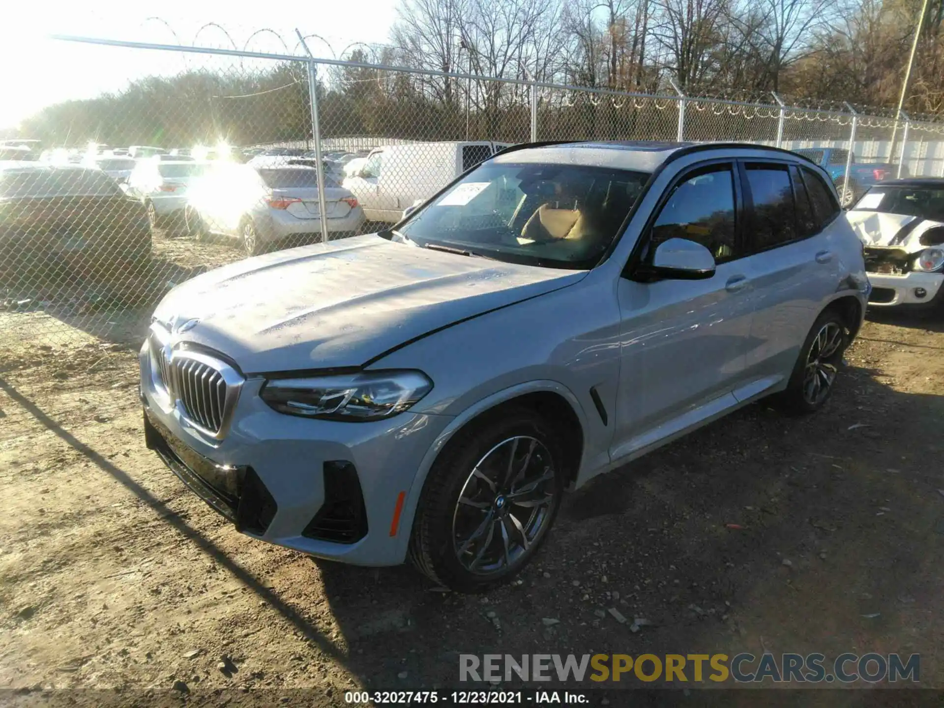 2 Фотография поврежденного автомобиля 5UX43DP00N9K55254 BMW X3 2022