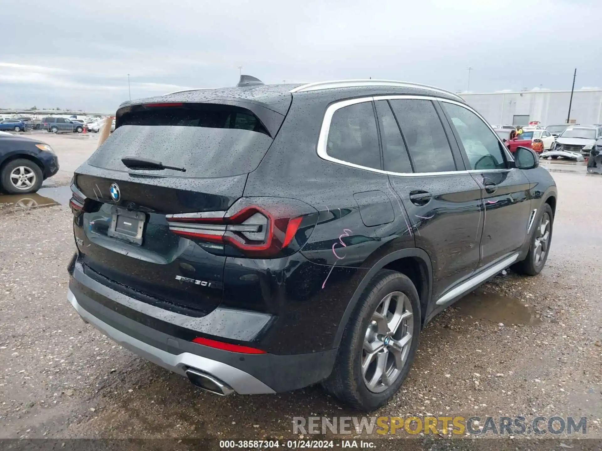 4 Фотография поврежденного автомобиля 5UX43DP00N9N29178 BMW X3 2022