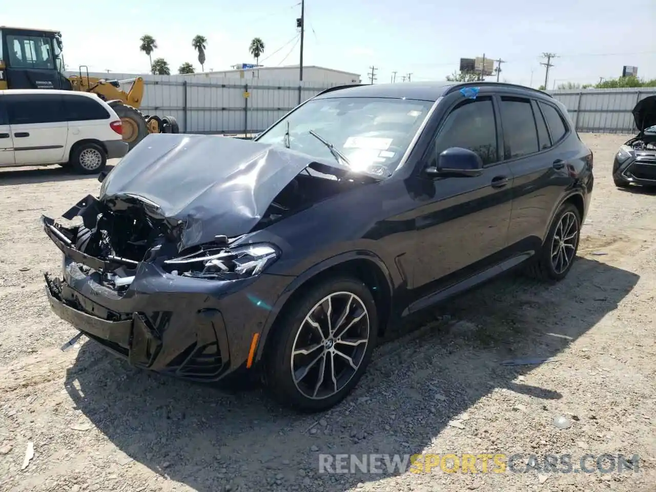 2 Photograph of a damaged car 5UX43DP01N9J62050 BMW X3 2022