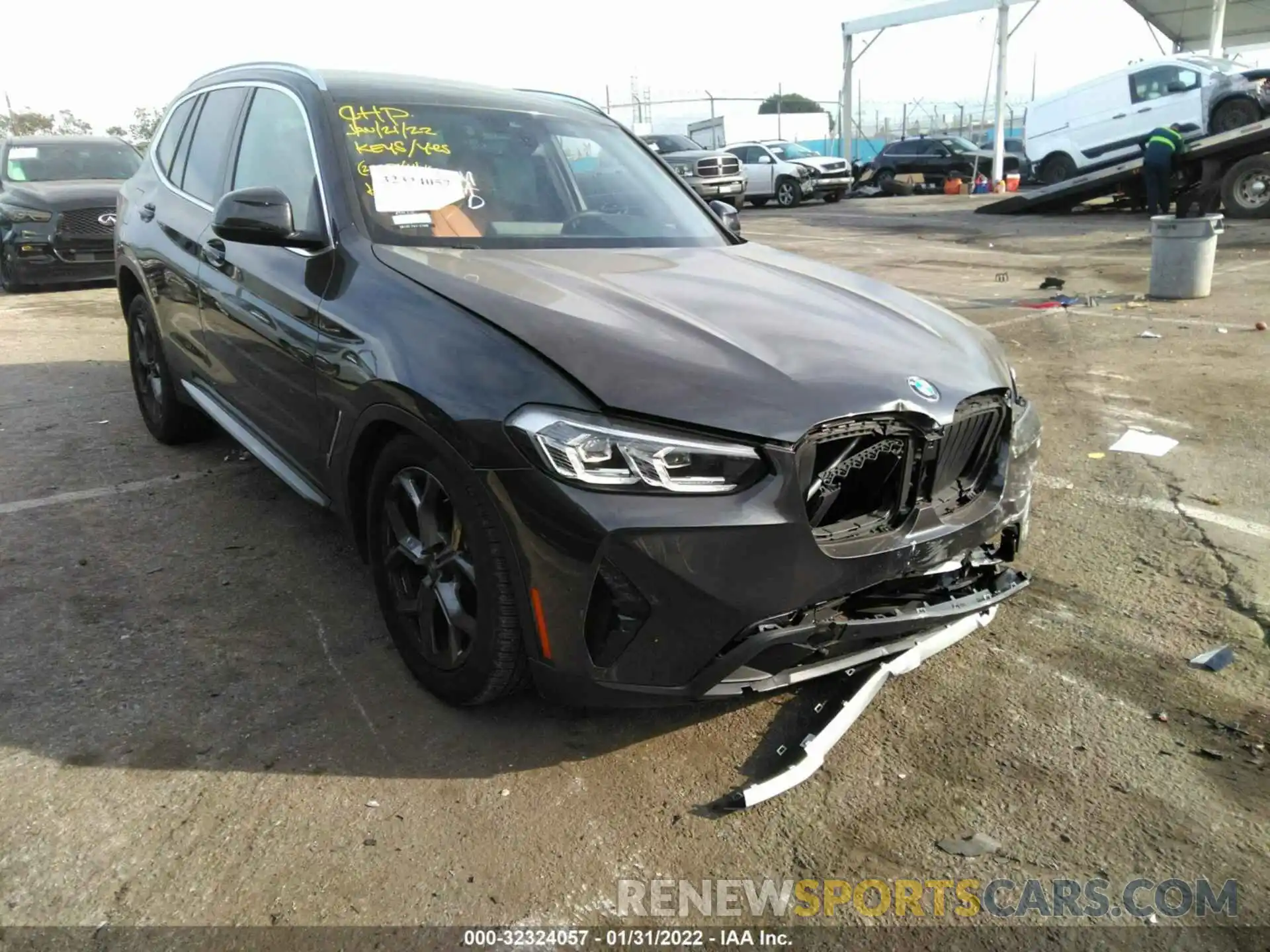 1 Фотография поврежденного автомобиля 5UX43DP02N9J29459 BMW X3 2022